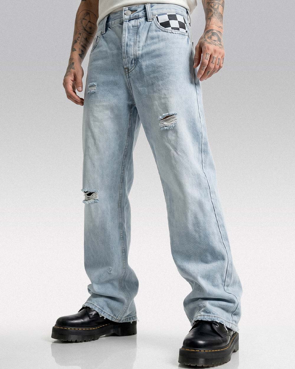 Denim jeans y2k ’Kahoku’ - Blue / M