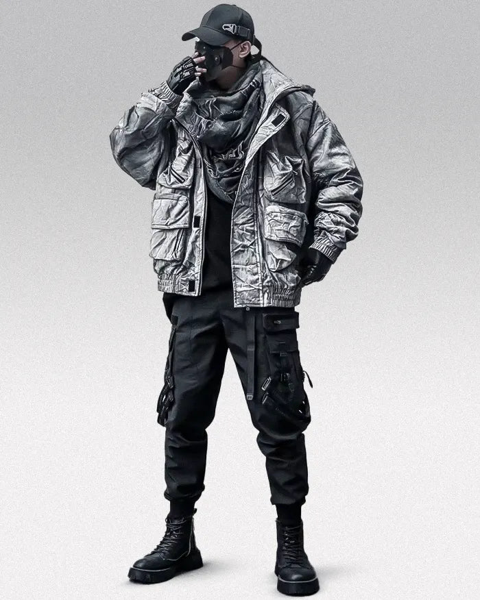 Distressed jacket ’Dawara’ - TECHWEAR STORM™