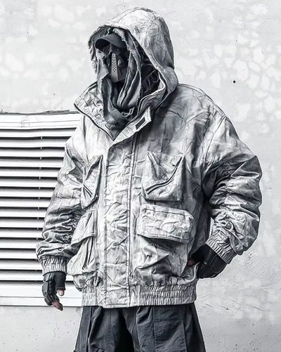 Distressed jacket ’Dawara’ - TECHWEAR STORM™