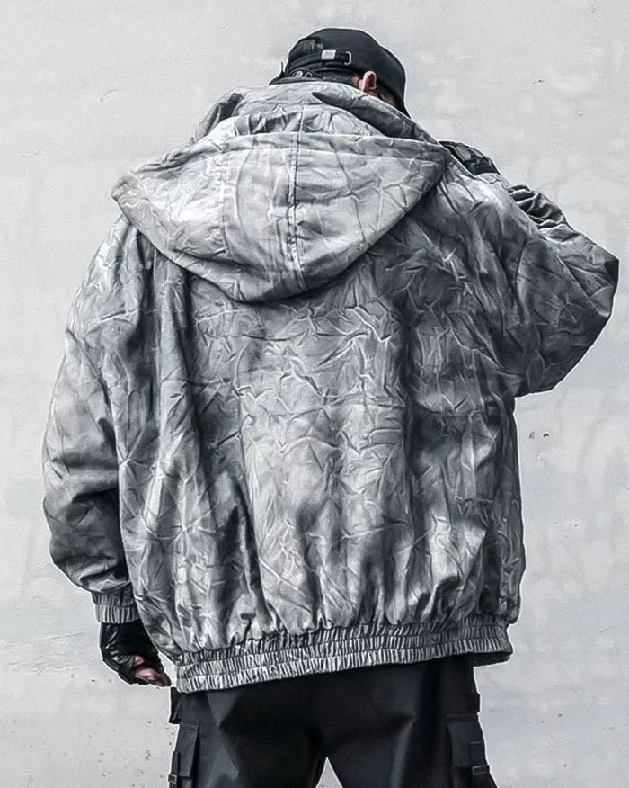 Distressed jacket ’Dawara’ - TECHWEAR STORM™