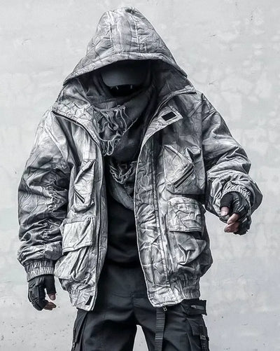 Distressed jacket ’Dawara’ - TECHWEAR STORM™