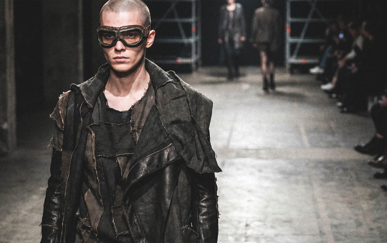 Goggles in dystopian aesthetic
