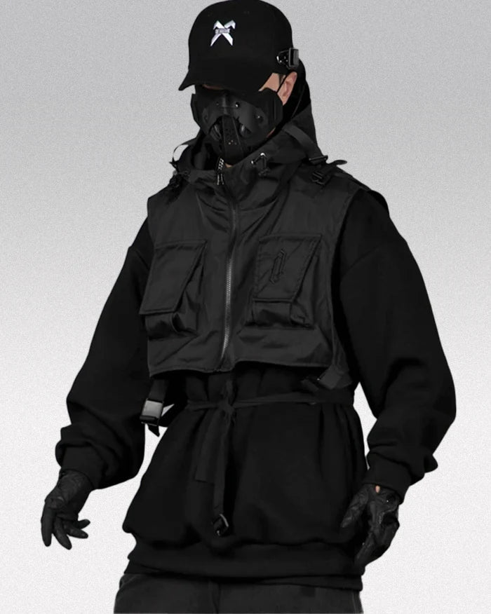 Fake two Pieces Hoodie ’Kaizu’ - TECHWEAR STORM™