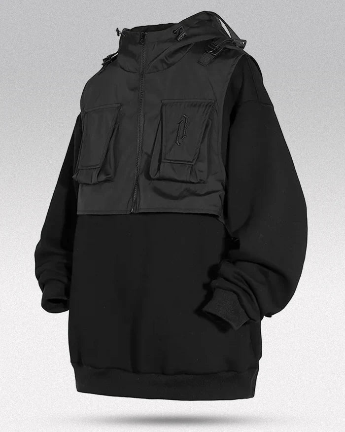 Fake two Pieces Hoodie ’Kaizu’ - TECHWEAR STORM™