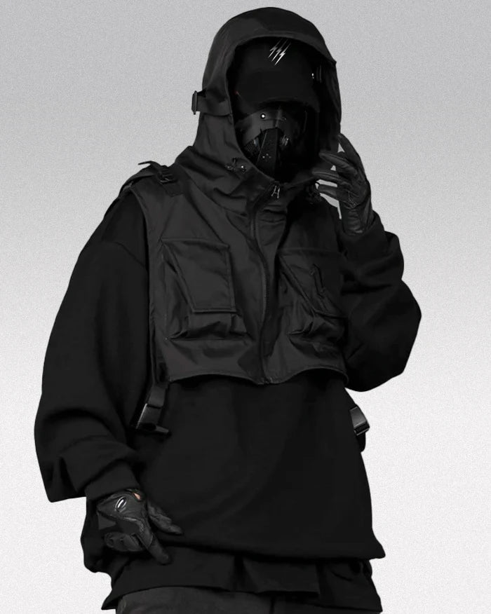 Fake two Pieces Hoodie ’Kaizu’ - TECHWEAR STORM™