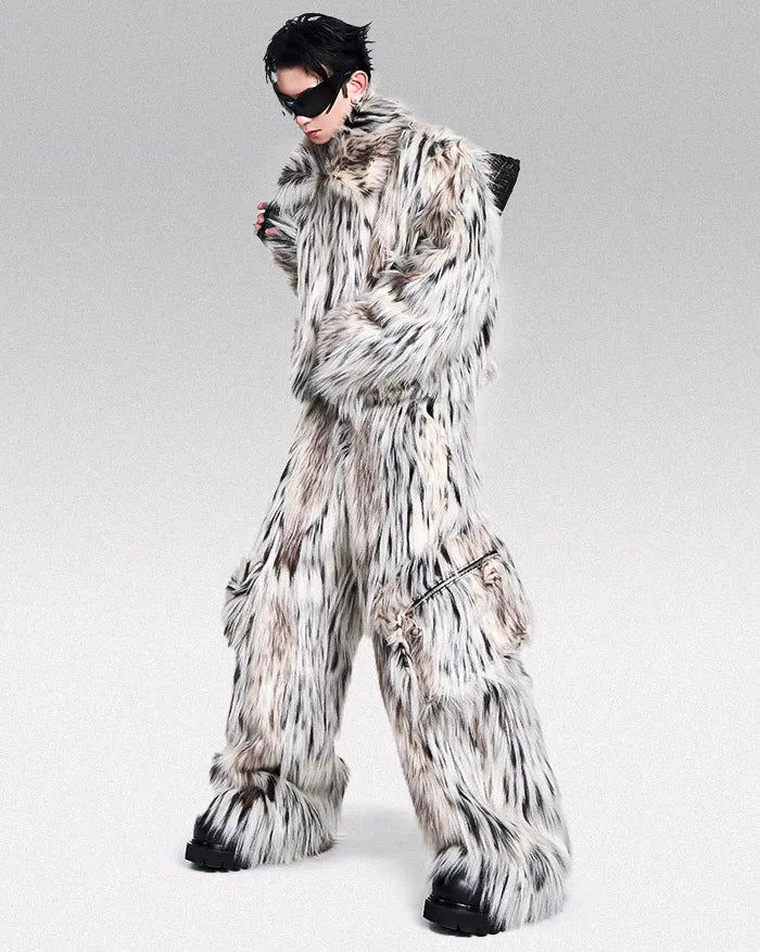 Faux fur jacket ’Loxi’