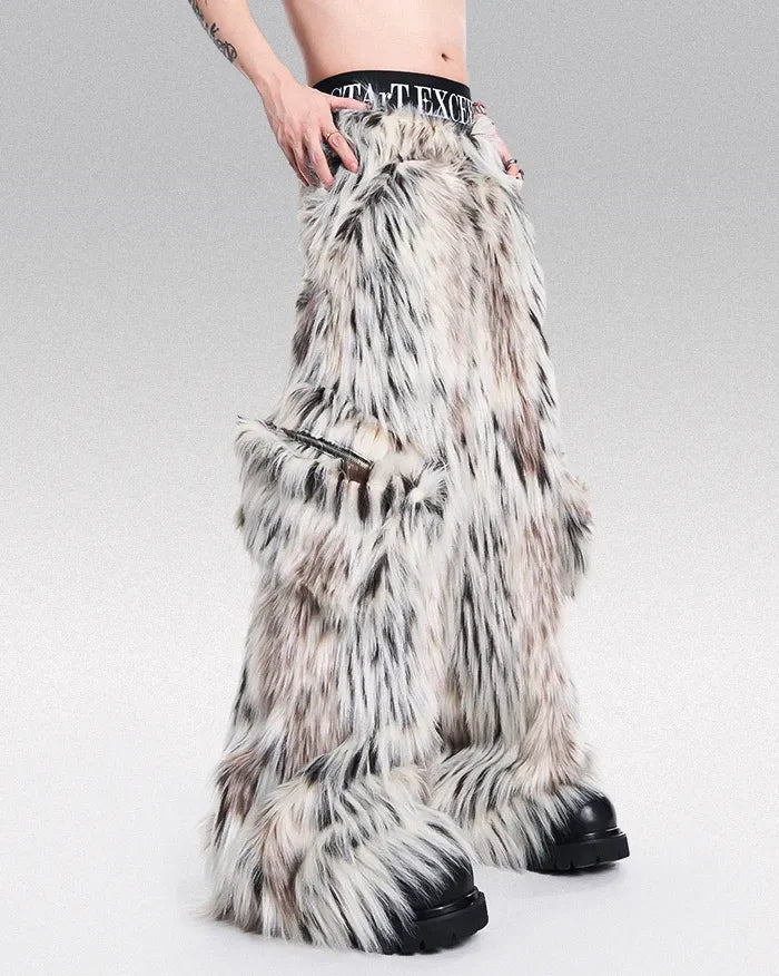 Faux Fur Pants ’Loxi’ - XS