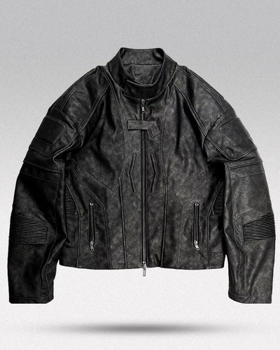 Faux leather jacket ’Takagi’ - TECHWEAR STORM™