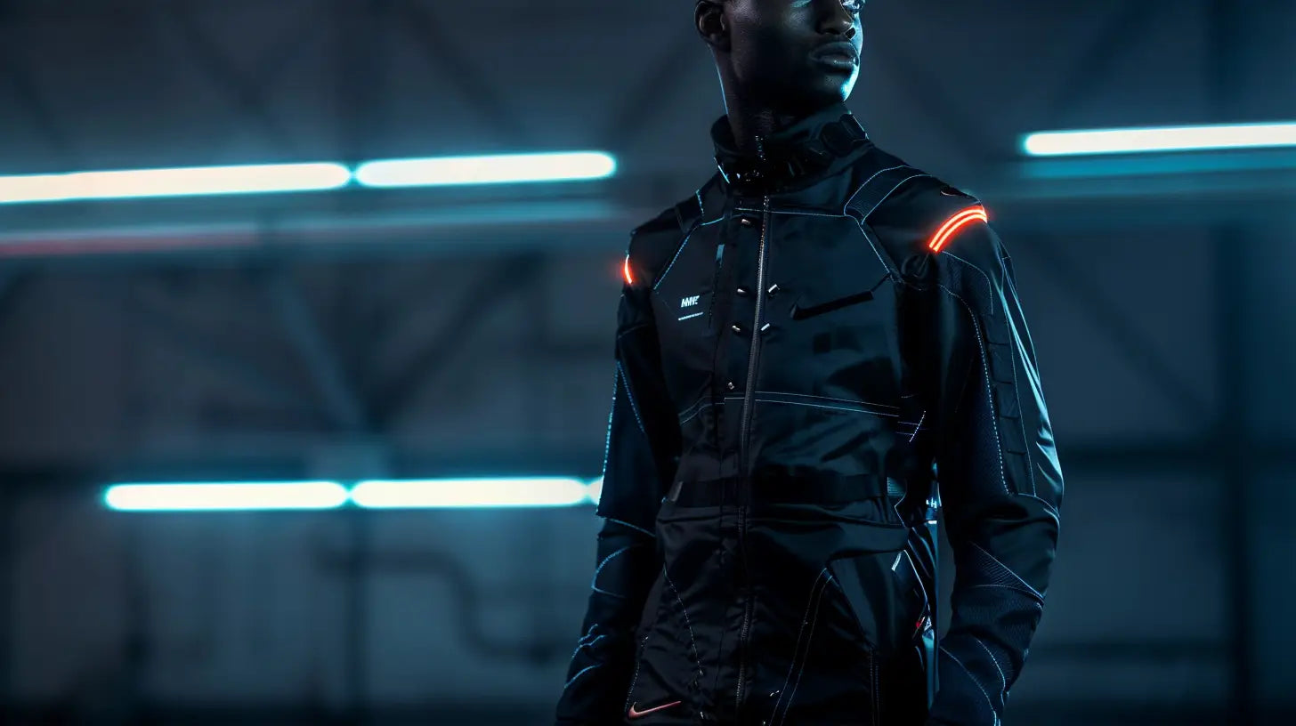 man in Futuristic Clothing