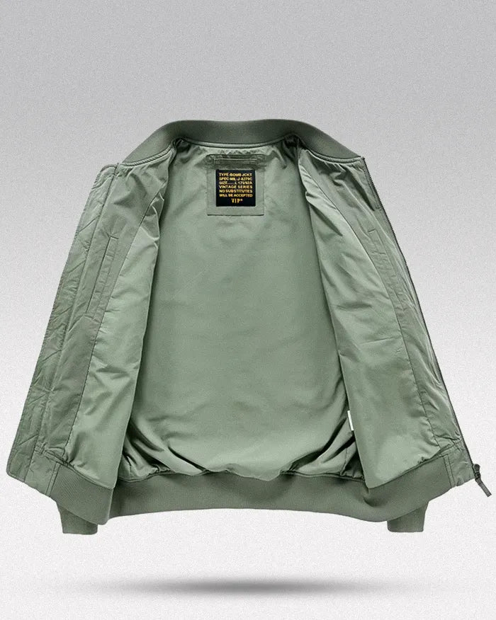 Green bomber jacket ’Kayumi’ - TECHWEAR STORM™