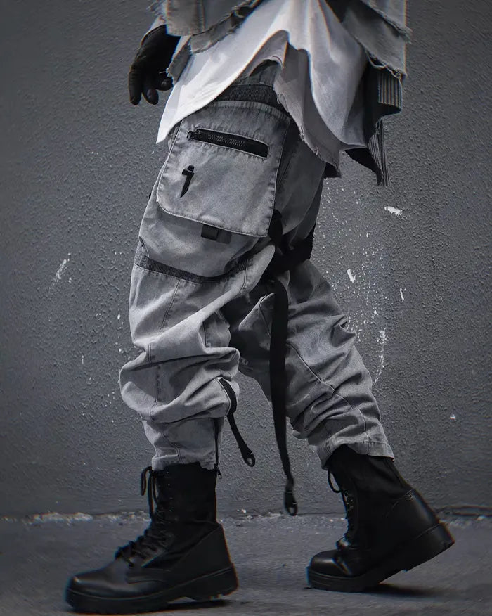 Grey techwear pants ’Ebino’ - TECHWEAR STORM™