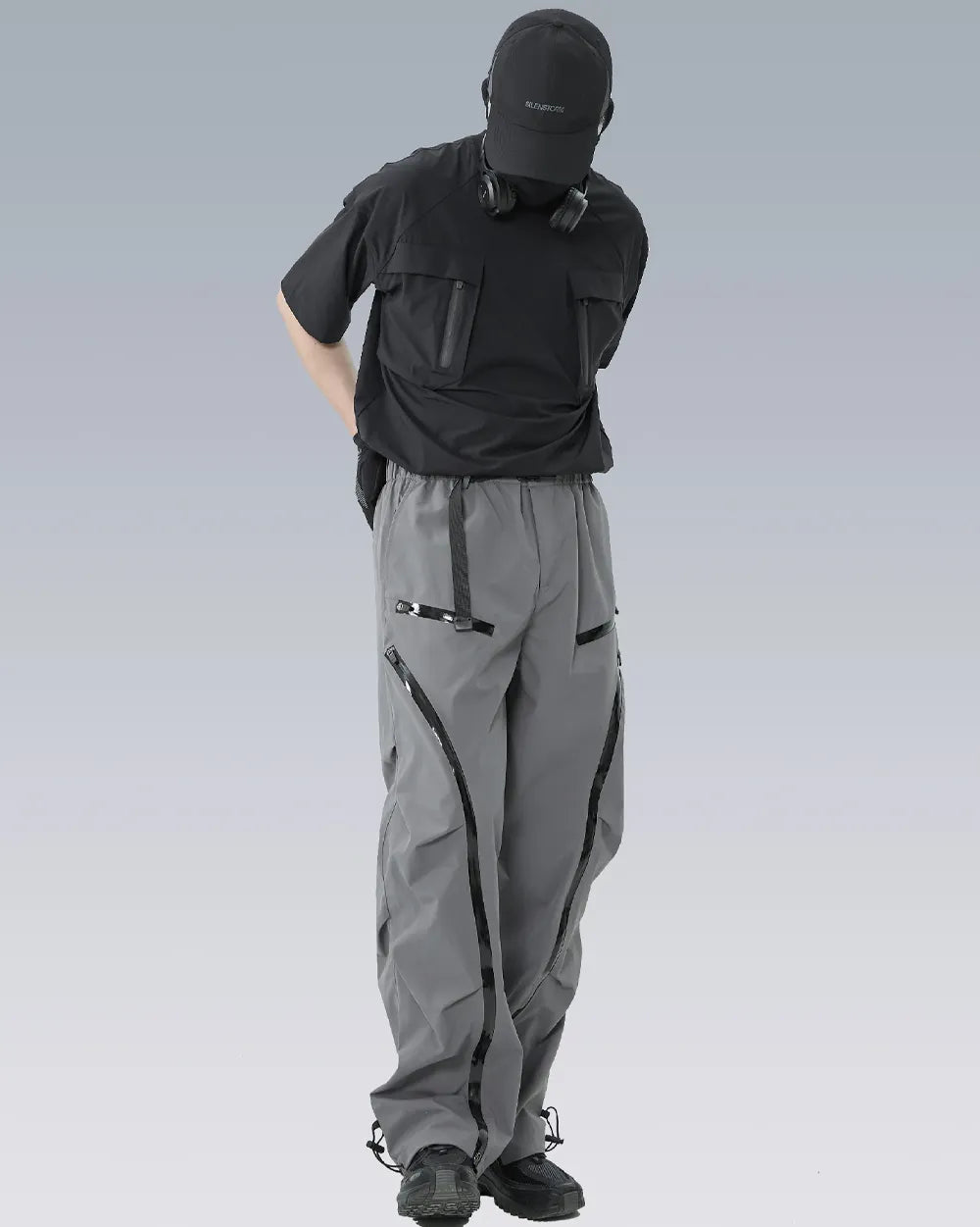 Grey techwear pants ’Gonan’