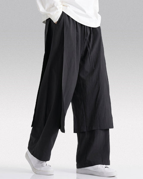 パンツ KIDILL / KL645 Hakama Wide Culotte Pants Hakama pants men 