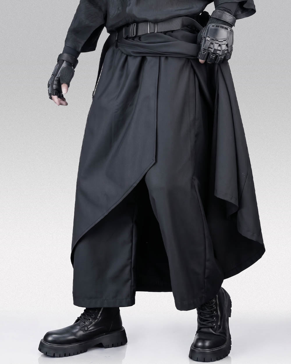 Hakama Style Pants ’Isaha’ - One Size / black