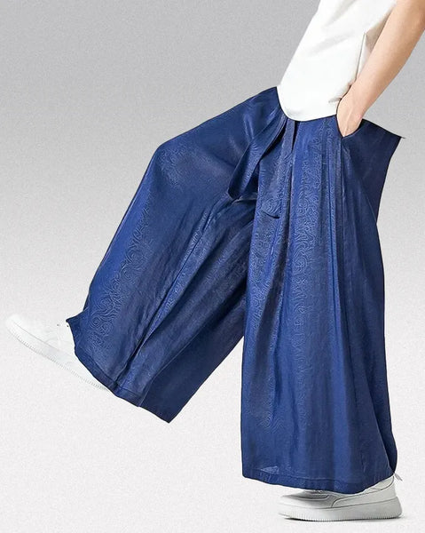 Hakama style pants men 
