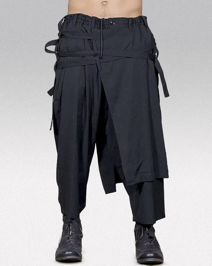 Hakama style trousers ’Kamoka’ - TECHWEAR STORM™