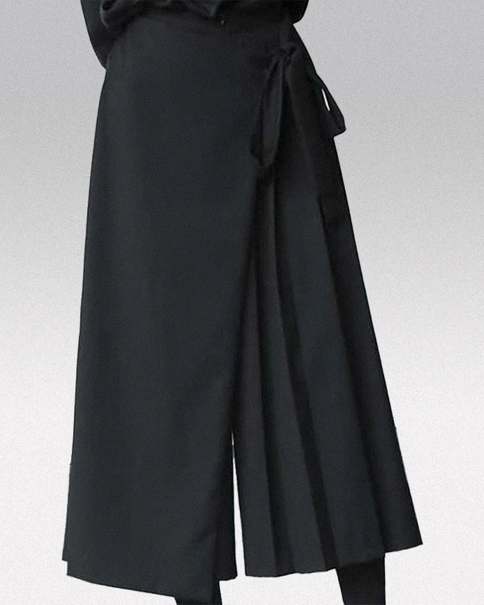 Hakama trousers black ’Fukutsu’ - TECHWEAR STORM™