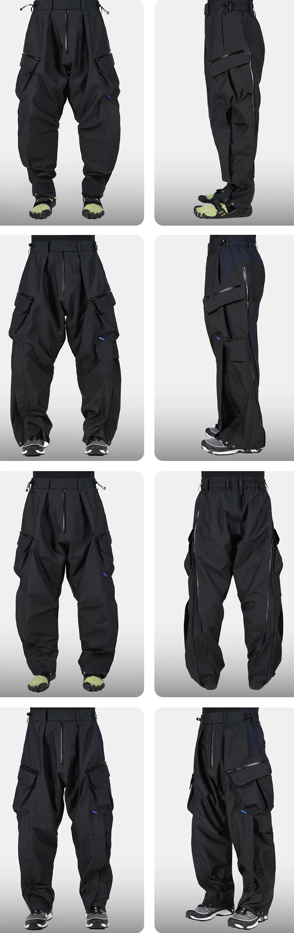 details of the Techwear cargo pants "Hiyori"