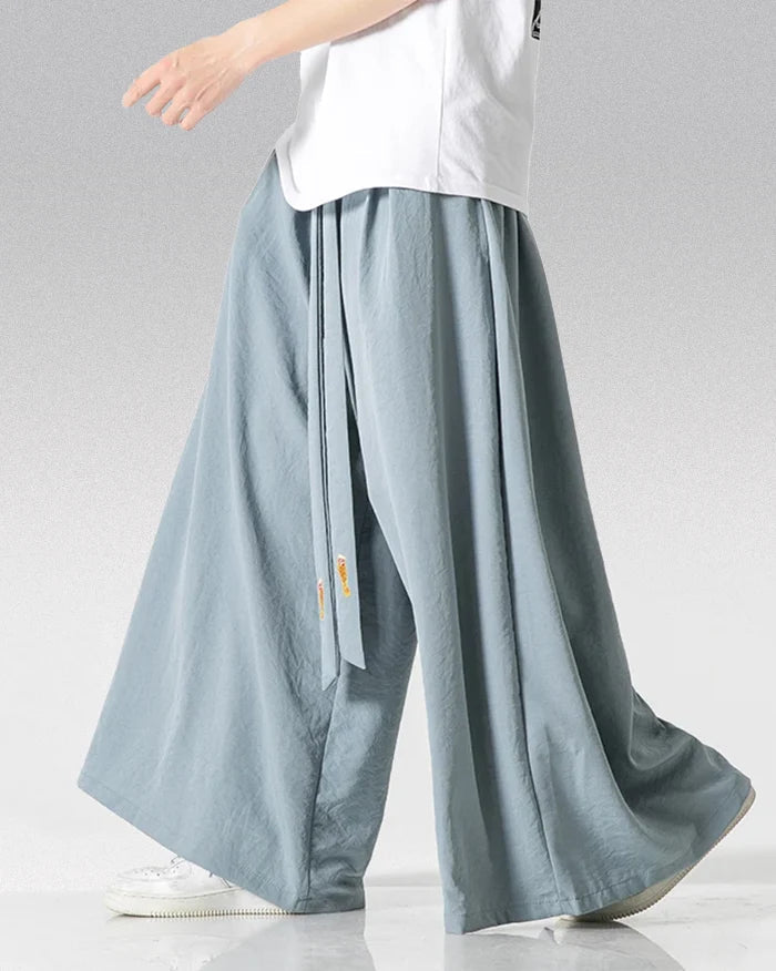 Japanese loose pants ’Chikugo’ - TECHWEAR STORM™