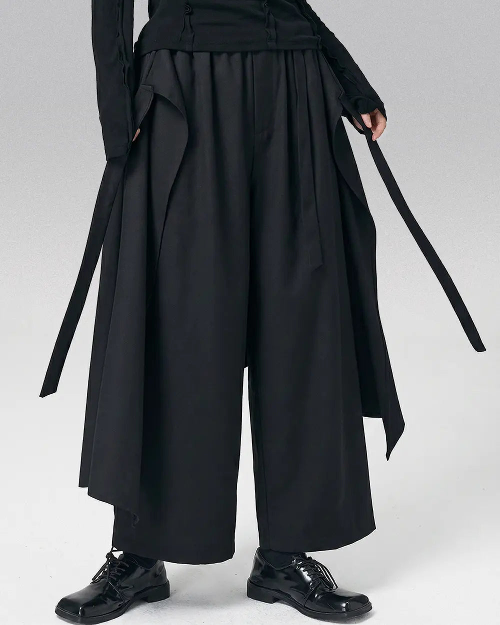 Japanese pants women ’Kumamoto’ - black / One Size