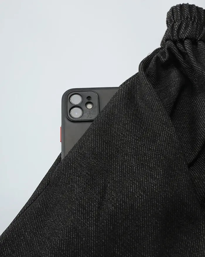 Japanese wide leg pants women ’Suyama’ - dark gray