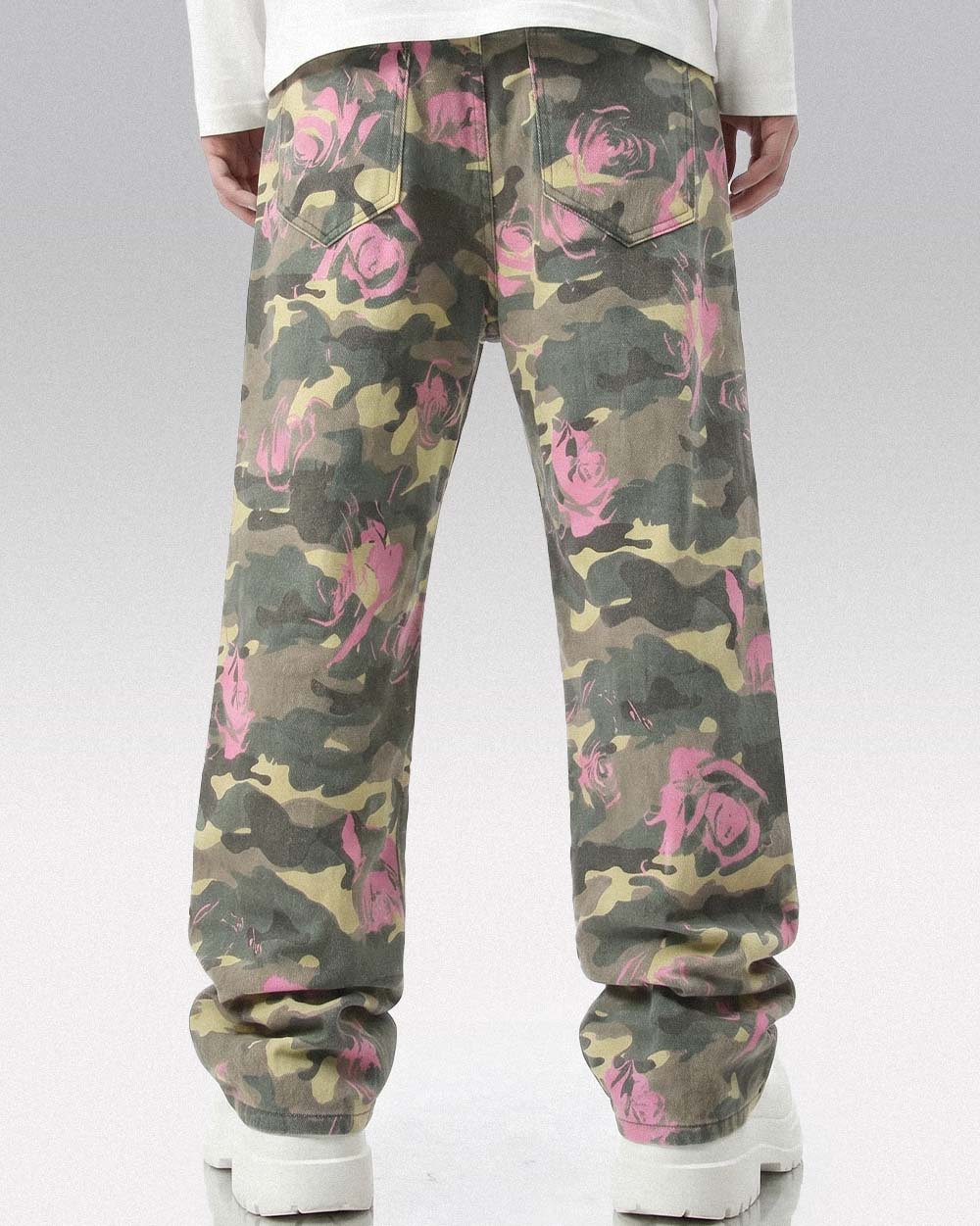 Jeans floral print ’Ninohe’