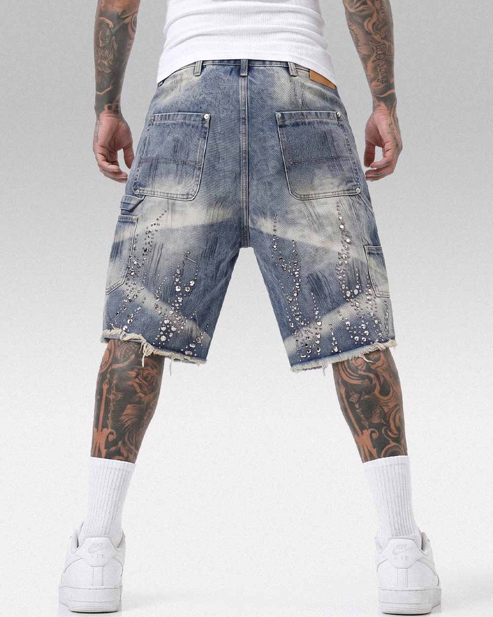 Jorts with rhinestones ’Drexil’