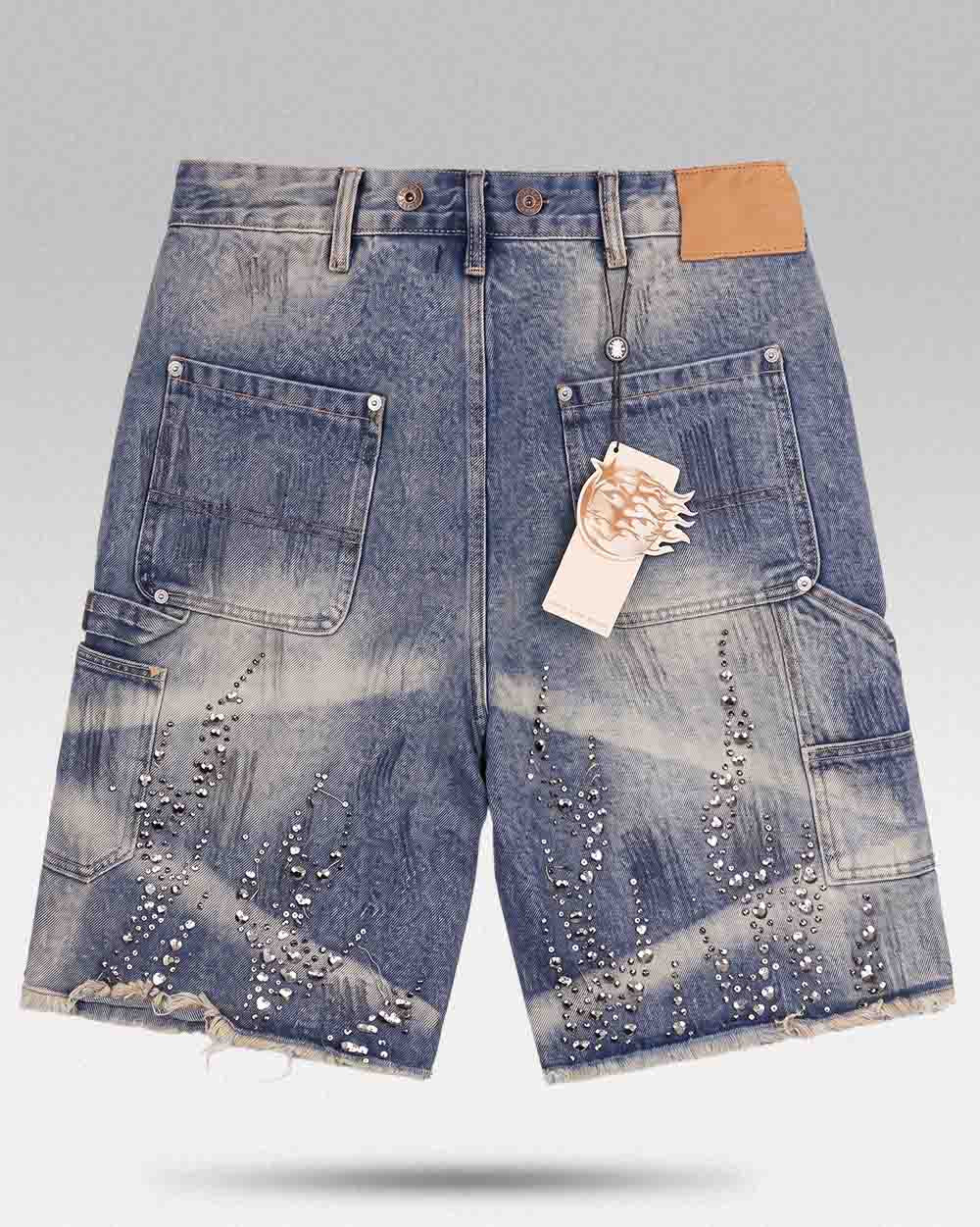 Jorts with rhinestones ’Drexil’