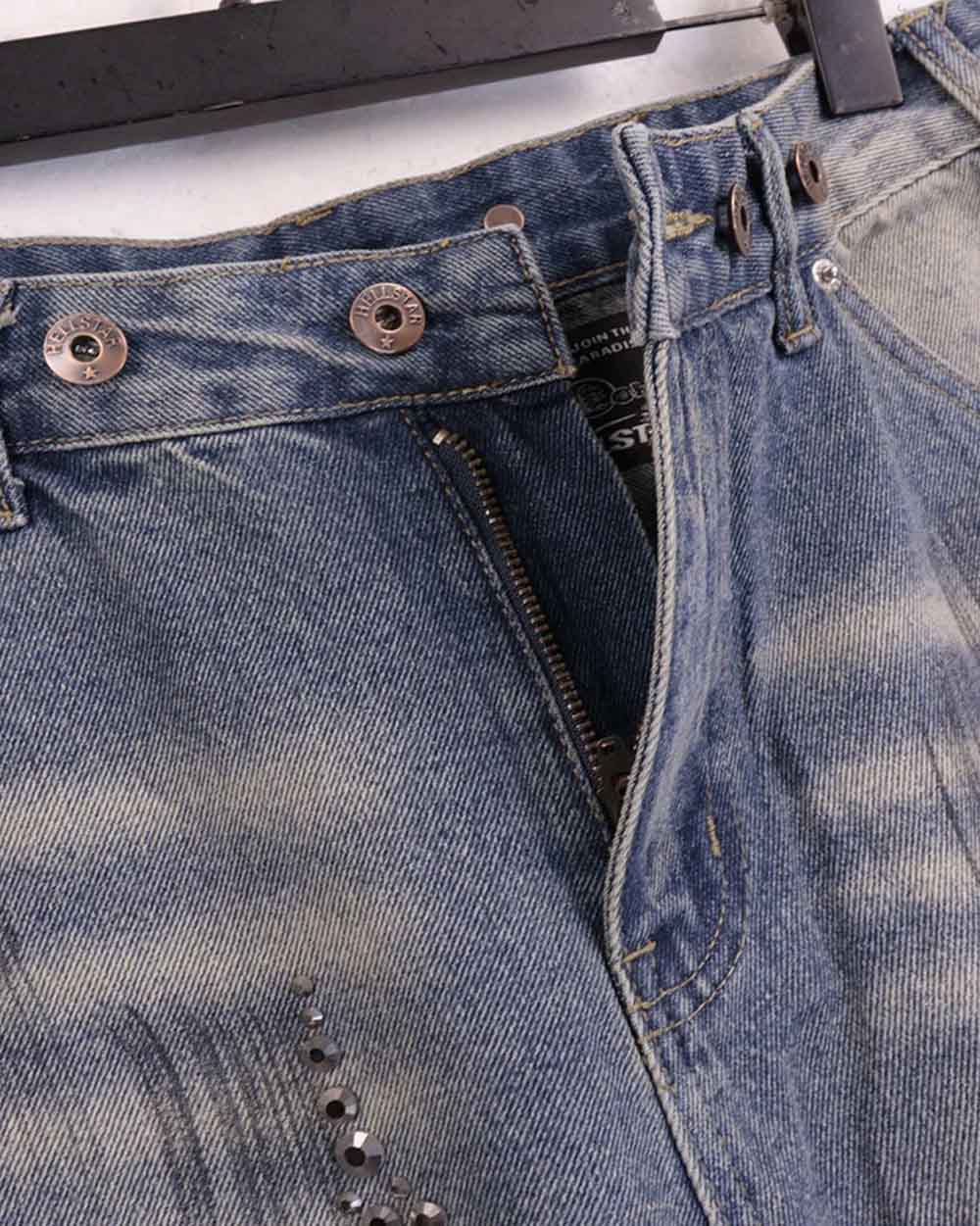Jorts with rhinestones ’Drexil’