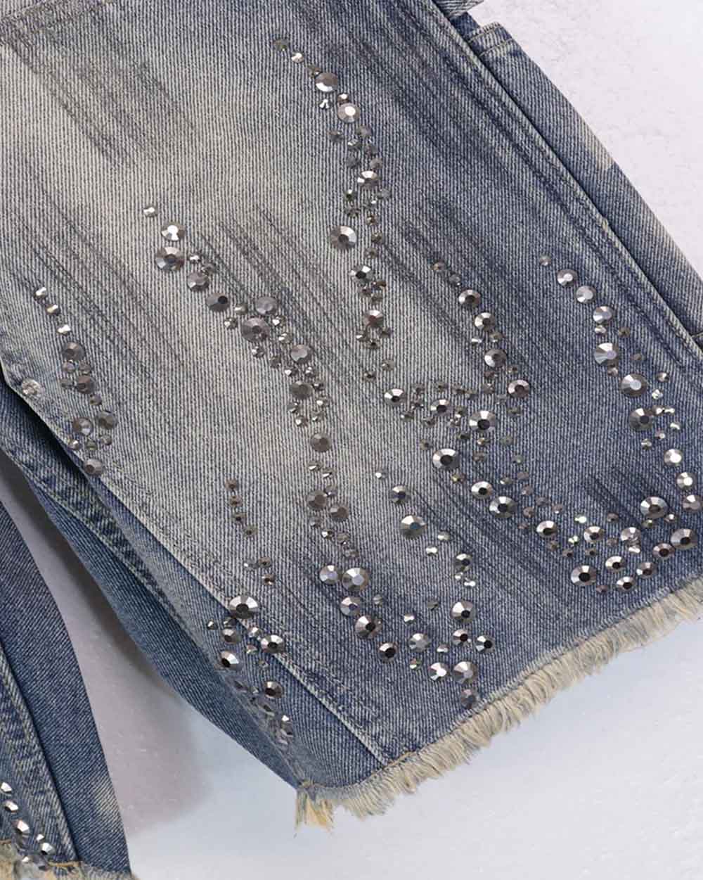 Jorts with rhinestones ’Drexil’
