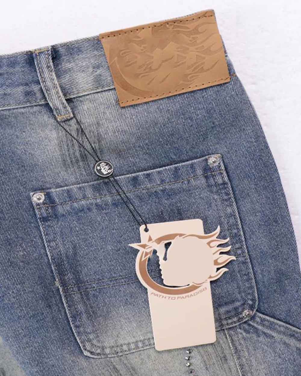 Jorts with rhinestones ’Drexil’