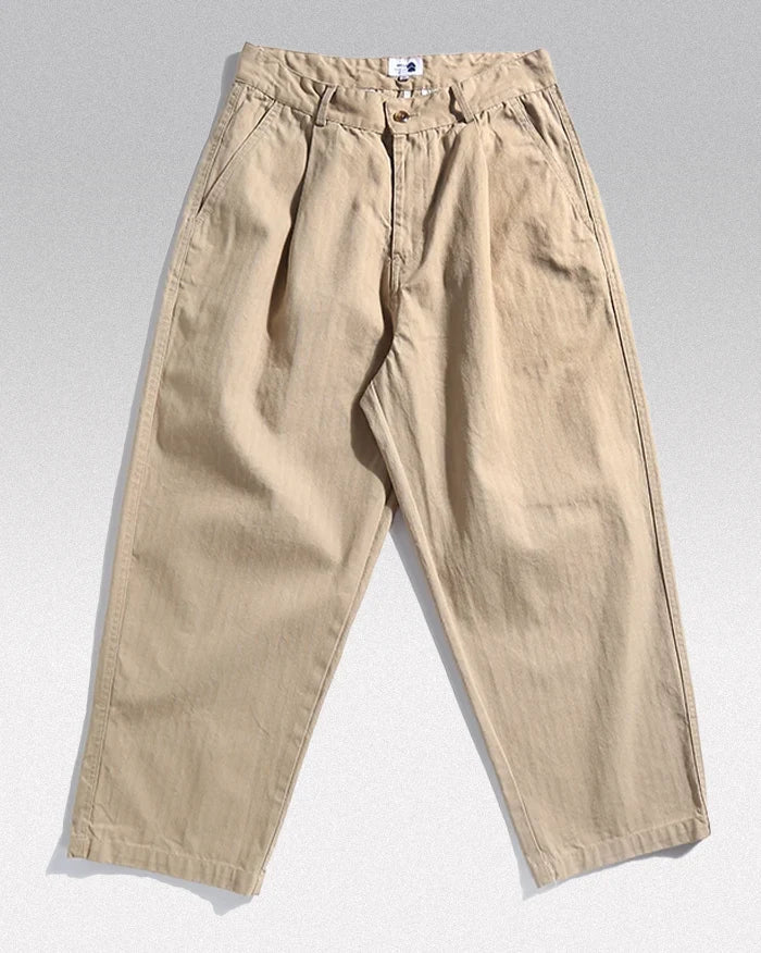 Khaki streetwear pants ’Hiro’ - TECHWEAR STORM™