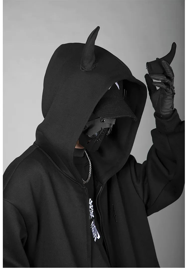 Kotetsu Hoodie with horns - TECHWEAR STORM™