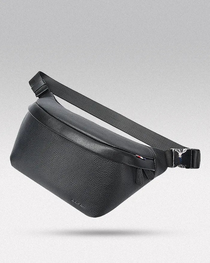 Leather crossbody fanny pack ’Akase’ - TECHWEAR STORM™