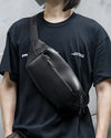 Leather fanny pack crossbody ’Arao’ - TECHWEAR STORM™