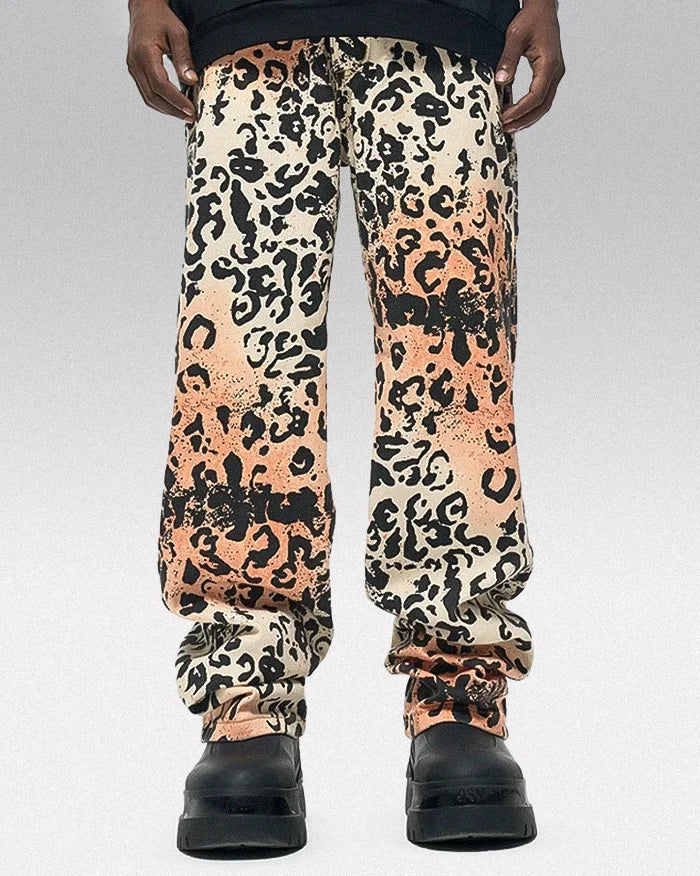 Leopard jeans ’Izumi’ - TECHWEAR STORM™