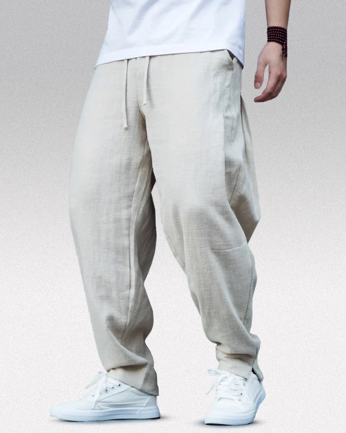 Linen harem pants ’Kamatsu’ - TECHWEAR STORM™