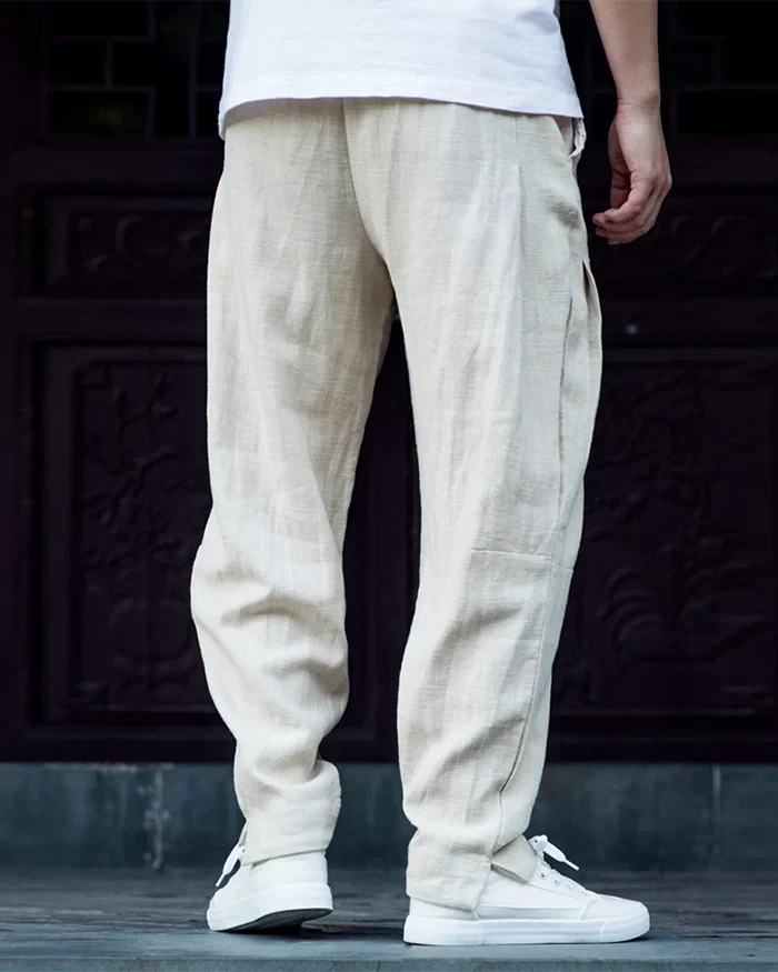 Linen harem pants ’Kamatsu’ - TECHWEAR STORM™