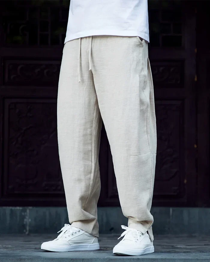 Linen harem pants ’Kamatsu’ - TECHWEAR STORM™