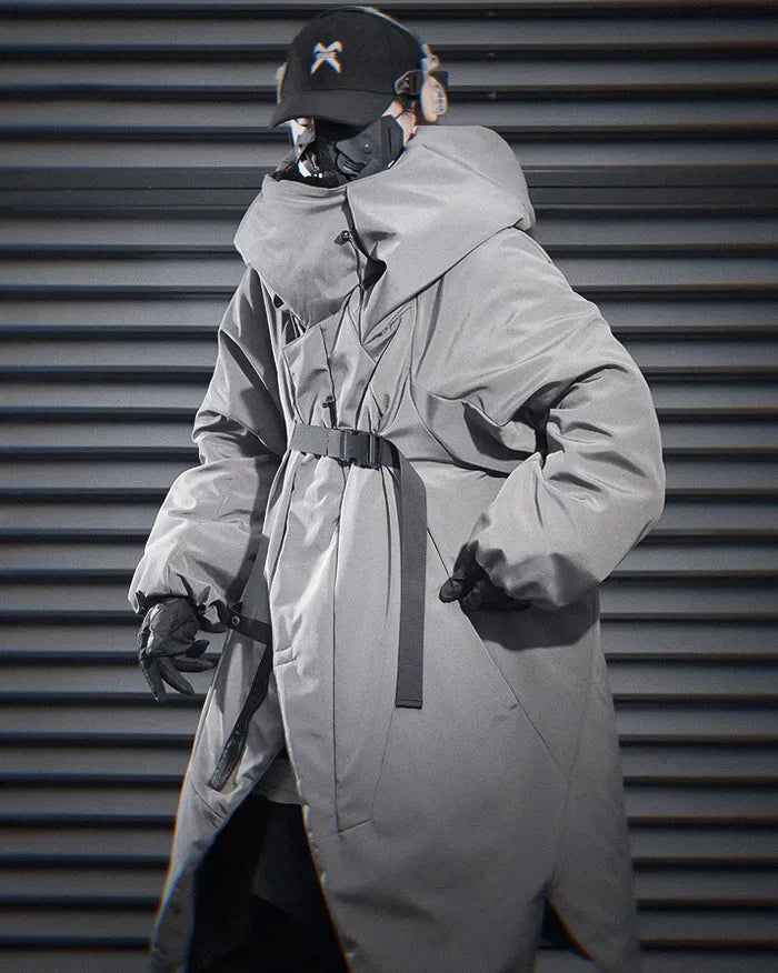 Long down jacket ’Kitahiro’ - TECHWEAR STORM™