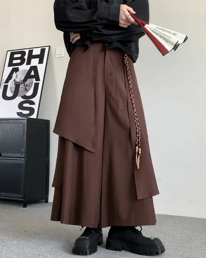 Long skirt pants ’Hashima’ - TECHWEAR STORM™