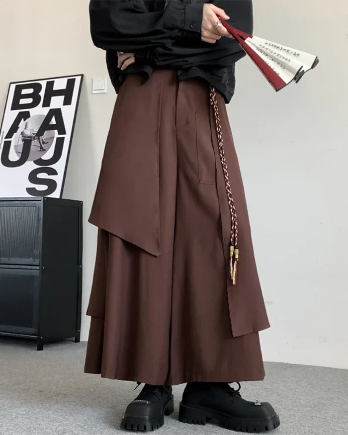 Long skirt pants ’Hashima’ - TECHWEAR STORM™