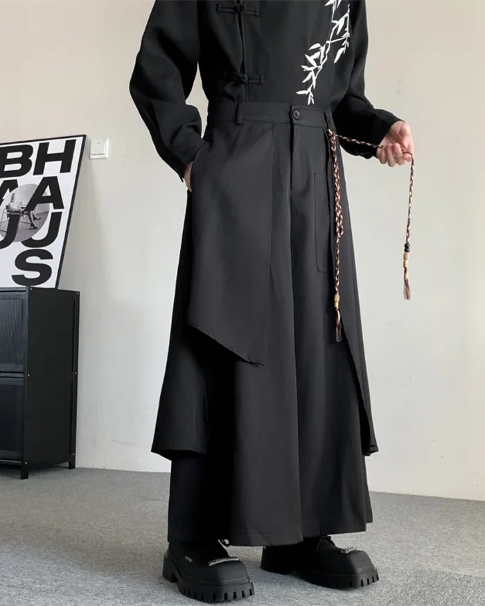 Long skirt pants ’Hashima’ - TECHWEAR STORM™