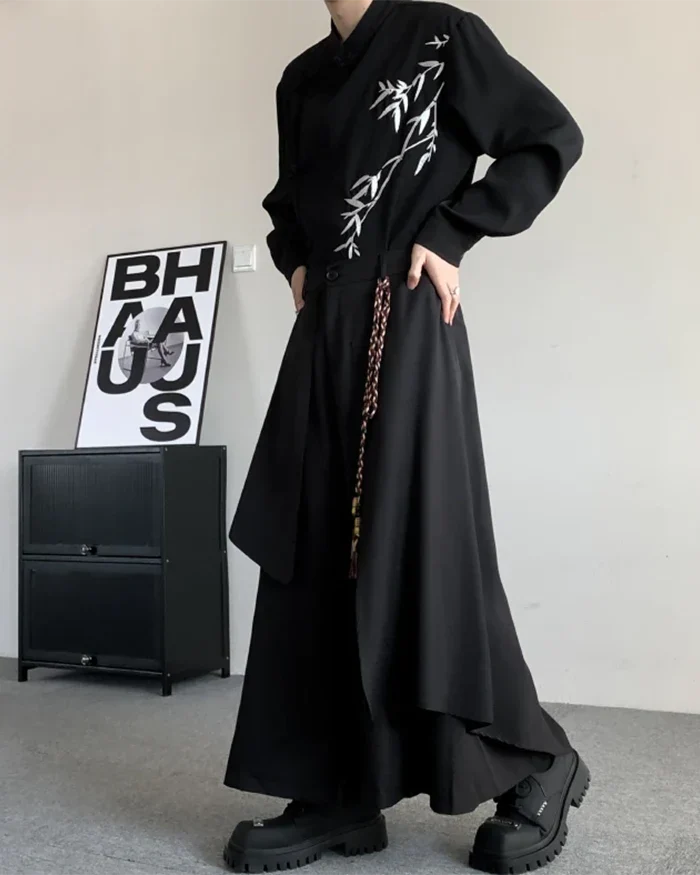 Long skirt pants ’Hashima’ - TECHWEAR STORM™