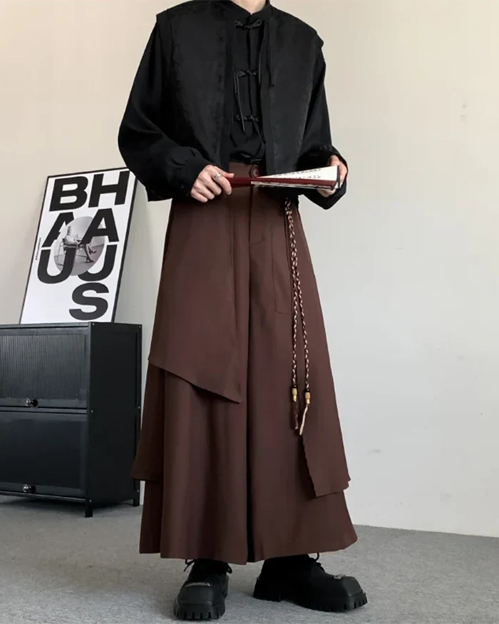 Long skirt pants ’Hashima’ - TECHWEAR STORM™