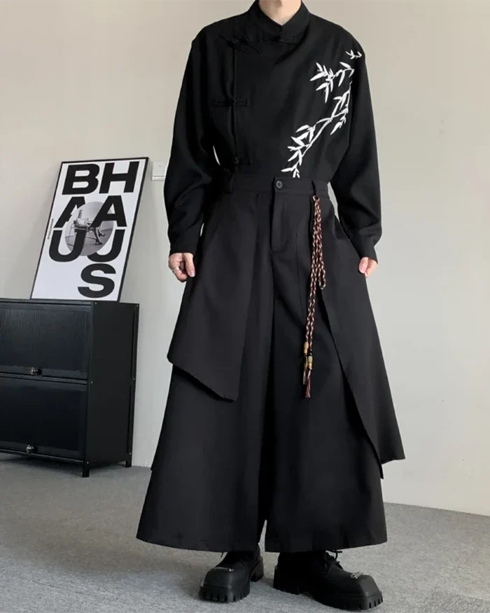 Long skirt pants ’Hashima’ - TECHWEAR STORM™