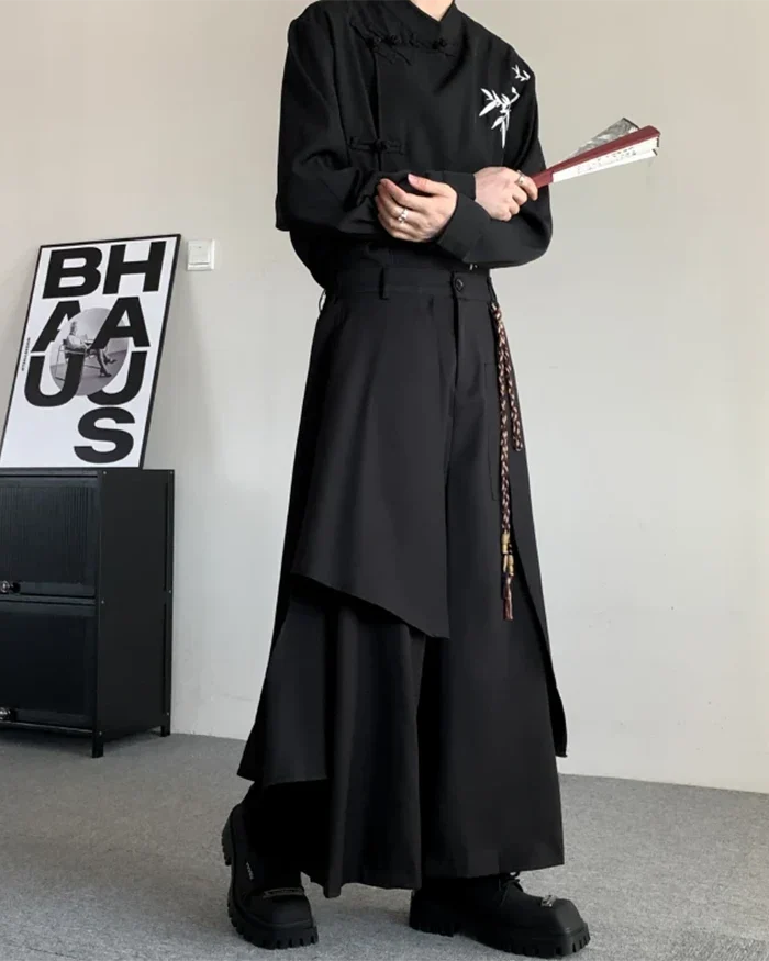 Long skirt pants ’Hashima’ - TECHWEAR STORM™