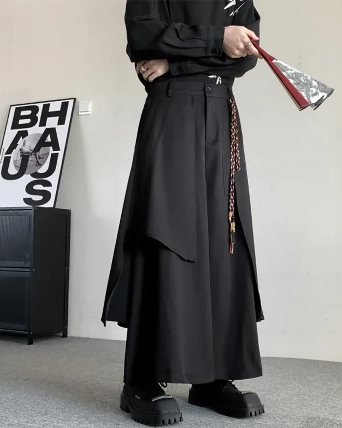 Long skirt pants ’Hashima’ - TECHWEAR STORM™