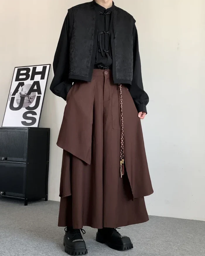 Long skirt pants ’Hashima’ - TECHWEAR STORM™