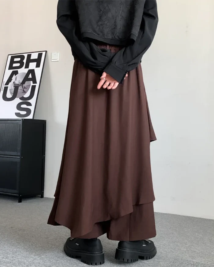 Long skirt pants ’Hashima’ - TECHWEAR STORM™